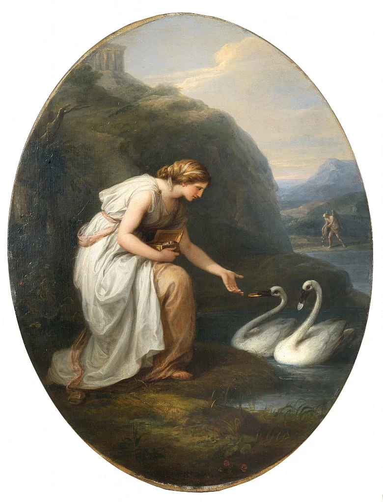 Angelika Kauffmann - 101, la ninfa dell'immortalità, 1783